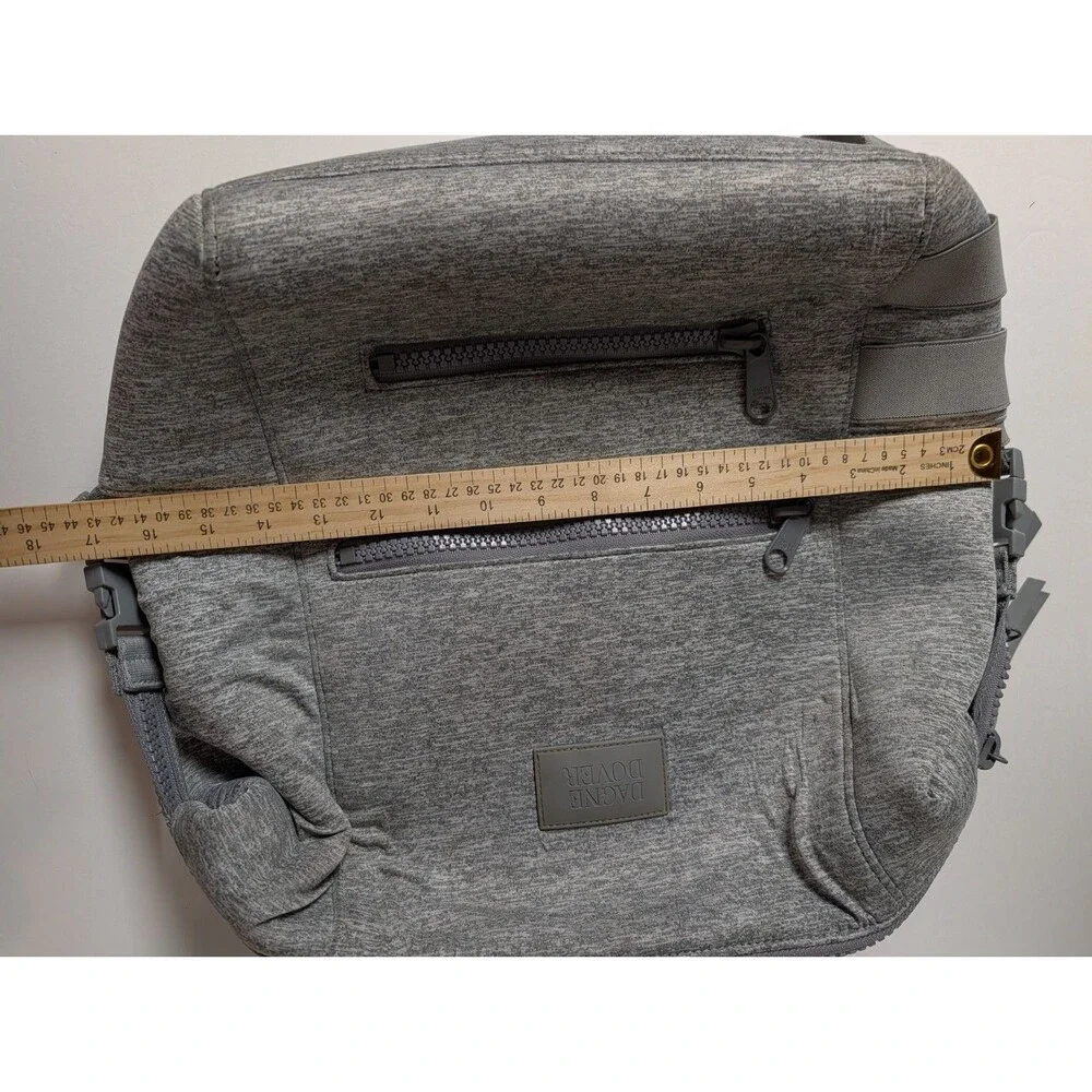 Dagne Dover Indi Neoprene Diaper Backpack Bag - Heather Grey Large Baby Travel